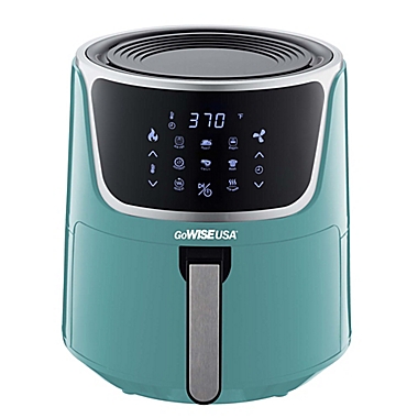GoWISE USA 7 qt. Air Fryer with Dehydrator in Mint/Silver. View a larger version of this product image.