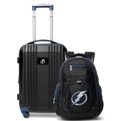 NHL Tampa Bay Lightning 2-Piece Backpack and 21-Inch Hardside Spinner