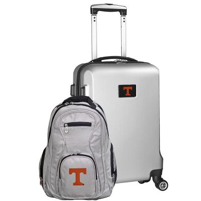 University Of Connecticut 2 Piece Carry On And Backpack Luggage Set In Silver From Ncaa Accuweather Shop