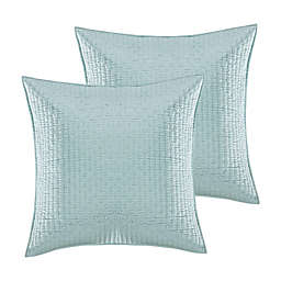 Levtex Home Torrey European Pillow Shams in Blue (Set of 2)