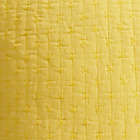 Alternate image 2 for Levtex Home Torrey European Pillow Shams in Yellow (Set of 2)