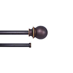 Kenney® Fast Fit™ Birkin 36 to 66-Inch Double Curtain Rod Set in Oil Rubbed Bronze