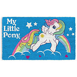 My Little Pony Rainbow & Ponys 17" x 29" Coir Door Mat