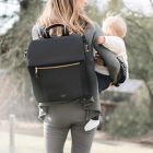 Alternate image 9 for Storksak&reg; St. James Scuba Diaper Bag in Black