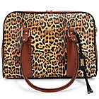 Alternate image 4 for Badgley Mischka&reg; Leopard Travel Tote Weekender Bag