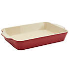 Alternate image 3 for Our Table&trade; 2-Piece Stoneware Bakers Set in Red