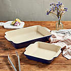 Alternate image 7 for Our Table&trade; 2-Piece Stoneware Bakers Set in Blue
