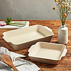 Alternate image 6 for Our Table&trade; 2-Piece Stoneware Bakers Set in Peyote