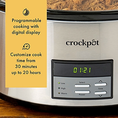 Crockpot&trade; Choose-A-Crock Digital Slow Cooker. View a larger version of this product image.