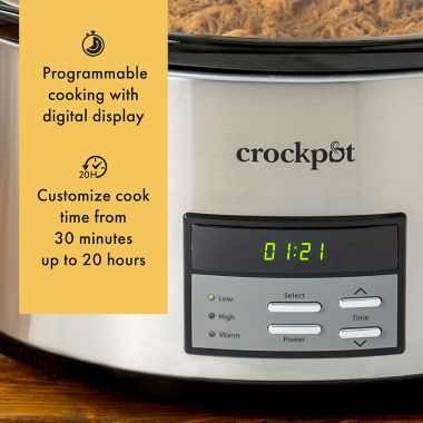 Crockpot&trade; Choose-A-Crock Digital Slow Cooker. View a larger version of this product image.