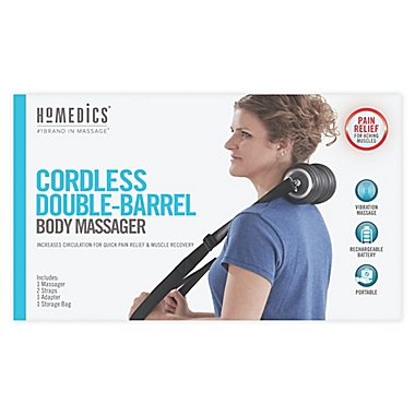 HoMedics&reg; Double-Barrel Total Body Massager. View a larger version of this product image.