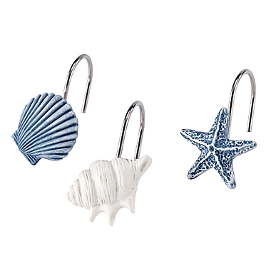 Avanti Abstract Coastal Shower Hooks (Set of 12). View a larger version of this product image.
