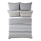 Alternate image 3 for Jacob Stripe 3-Piece Full/Queen Quilt Set in Neutral