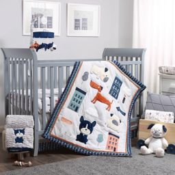 The Peanutshell™ Pug Life 3-Piece Crib Bedding Set