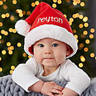 Alternate image 0 for Infant Classic Fleece Personalized Baby Santa Hat in Red