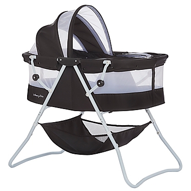Dream On Me Karley Bassinet in Black. View a larger version of this product image.