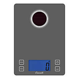 Escali Stela Solar USB Kitchen Scale in Grey Storm