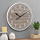 Alternate image 1 for FirsTime&reg; Arlo 18-Inch Wall Clock in Grey