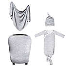Alternate image 6 for Copper Pearl&trade; Asher Knit Swaddle Blanket in Grey
