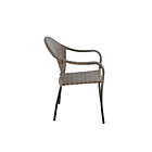Alternate image 4 for Destination Summer Wicker Stackable Patio Chair in Brown