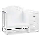 Alternate image 5 for DaVinci Charlie 4-in-1 Convertible Mini Crib &amp; Changer in White