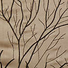 Alternate image 4 for Madison Park Andora Embroidered Rod Pocket/Back Tabs Window Valance in Tan