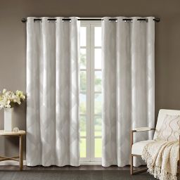 SunSmart™ Bentley 95-Inch Grommet 100% Blackout Window Curtain Panel in Ivory (Single)