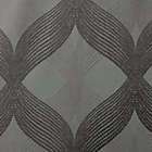 Alternate image 7 for SunSmart Bentley Ogee 84-Inch Knitted Jacquard Blackout Curtain Panel in Charcoal (Single)
