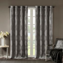SunSmart™ Bentley Grommet 100% Blackout Window Curtain Panel (Single)