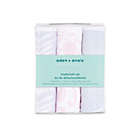 Alternate image 1 for aden + anais&trade; essentials Damsel 3-Pack Muslin Washcloths in Pink