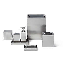 Roselli Trading Modern Bath Accessory Collection in Stainless Steel