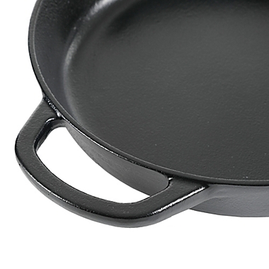 Our Table&trade; 12-Inch Preseasoned Cast Iron Skillet in Black. View a larger version of this product image.