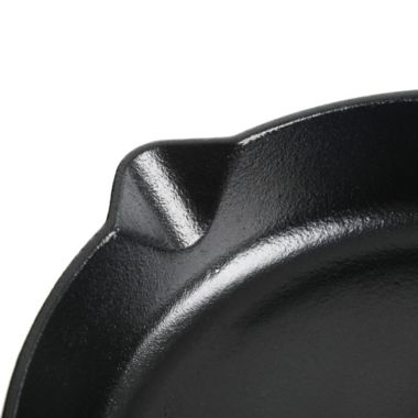 Our Table&trade; 12-Inch Preseasoned Cast Iron Skillet in Black. View a larger version of this product image.