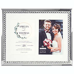 5-Inch x 7-Inch Glitter Metal Picture Frame
