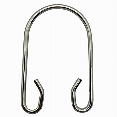 Haven&trade; U-Shaped Shower Curtain Hooks in Chrome (Set of 12). View a larger version of this product image.