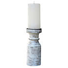 Alternate image 0 for Bee &amp; Willow&trade; Medium Wooden Pillar Candle Holder in White Wash