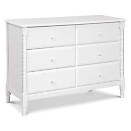 DaVinci Jenny Lind 6-Drawer Spindle Dresser in White