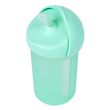 Boon SWIG&trade; 9 oz. Silicone Straw Cup in Mint. View a larger version of this product image.