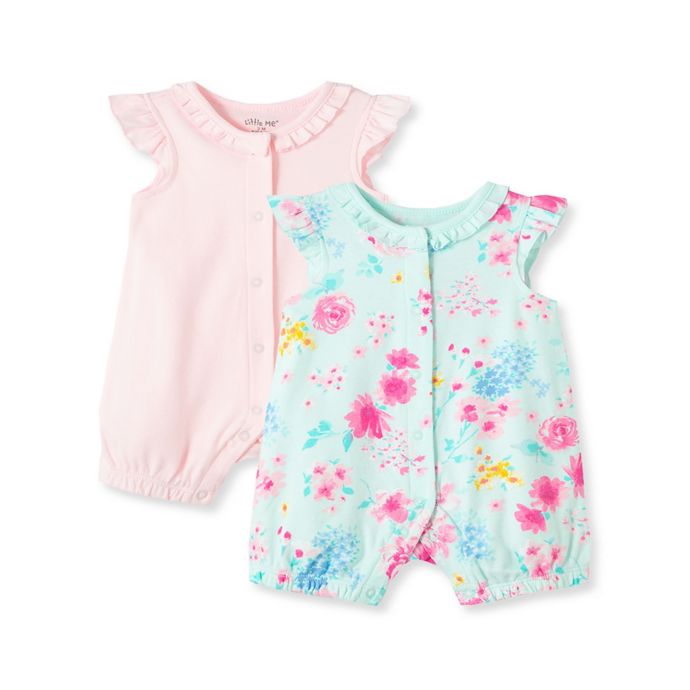 Little Me® 2-Pack Rompers | buybuy BABY