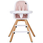 Alternate image 0 for Evolur Zoodle 3-in-1 High Chair and  Booster Feeding Chair  in Pink