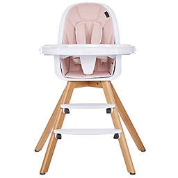 Evolur Zoodle 3-in-1 High Chair and  Booster Feeding Chair  in Pink
