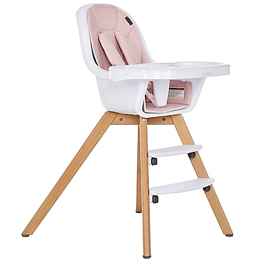 Evolur Zoodle 3-in-1 High Chair and  Booster Feeding Chair  in Pink. View a larger version of this product image.