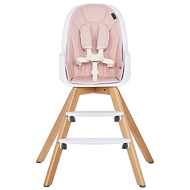 Evolur Zoodle 3-in-1 High Chair and  Booster Feeding Chair  in Pink. View a larger version of this product image.