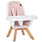 Alternate image 6 for Evolur Zoodle 3-in-1 High Chair and  Booster Feeding Chair  in Pink
