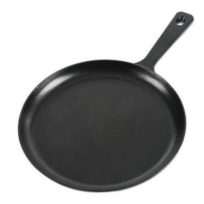Our Table&trade; 10-Inch Preseasoned Cast Iron Round Griddle in Black