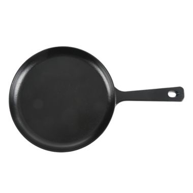 Our Table&trade; 10-Inch Preseasoned Cast Iron Round Griddle in Black. View a larger version of this product image.