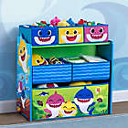 Alternate image 1 for Delta Children&reg; Baby Shark&trade; Design &amp; Store Toy Storage Organizer in Blue