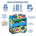 Alternate image 3 for Delta Children&reg; Baby Shark&trade; Design &amp; Store Toy Storage Organizer in Blue