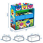 Alternate image 4 for Delta Children&reg; Baby Shark&trade; Design &amp; Store Toy Storage Organizer in Blue