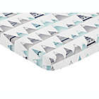 Alternate image 0 for Sweet Jojo Designs&reg; Mountains Mini Fitted Crib Sheet in Grey/Blue